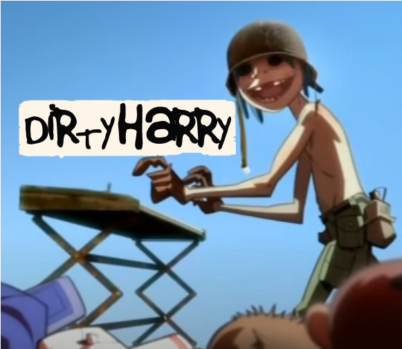Gorillaz dirty harry